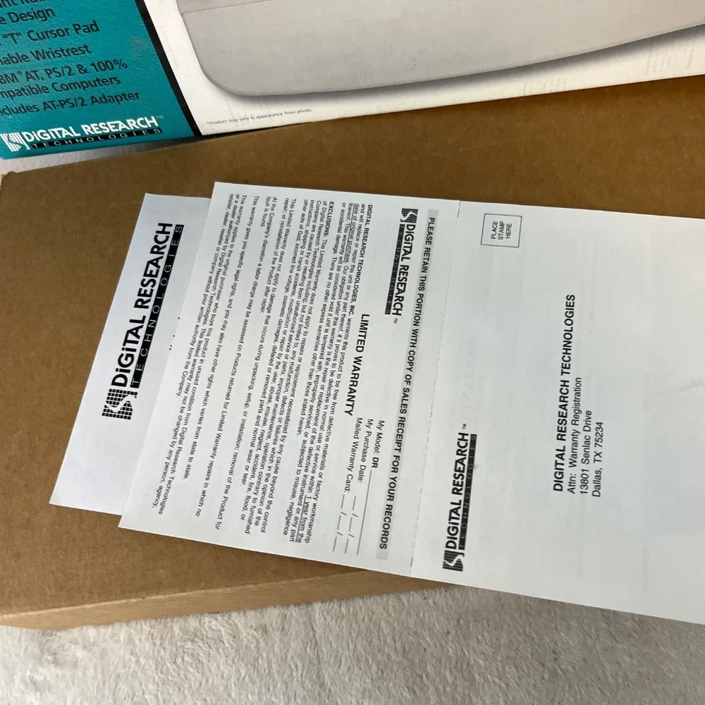 Vintage Digital Research Advanced 104-Key Windows Keyboard Scorpius 98A Plus NEW